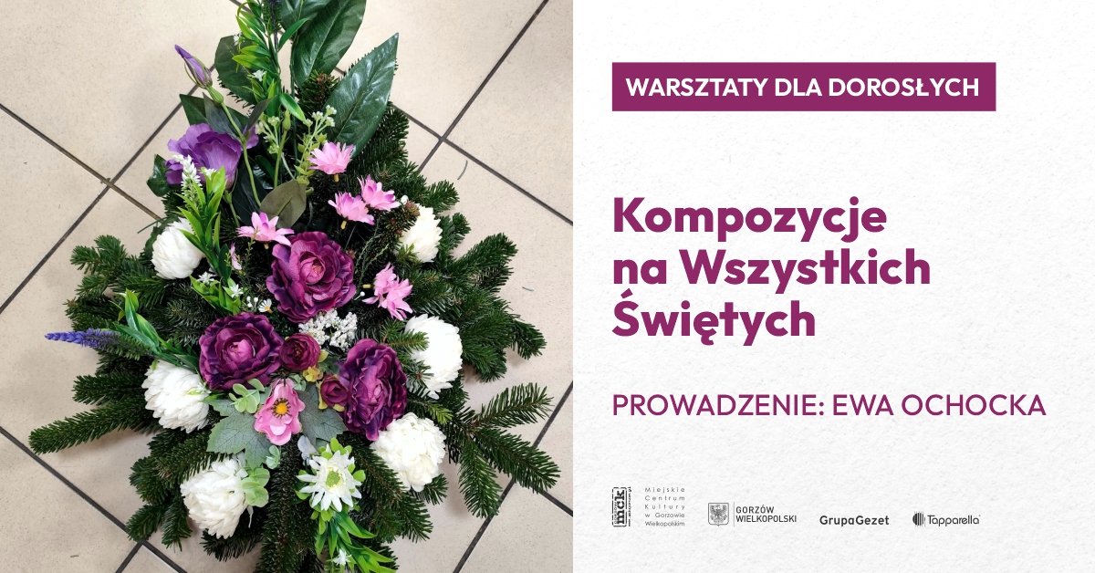 Kompozycje na Wszystkich Świętych - warsztaty dla dorosłych